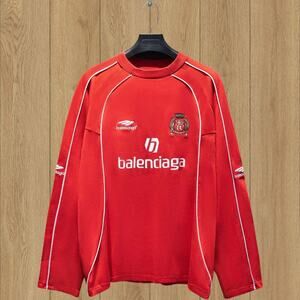 Classic Balenciaga Long-sleeve Red